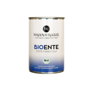 Nikolaus Kugler Bio Hundefutter Bio Ente pur 410g